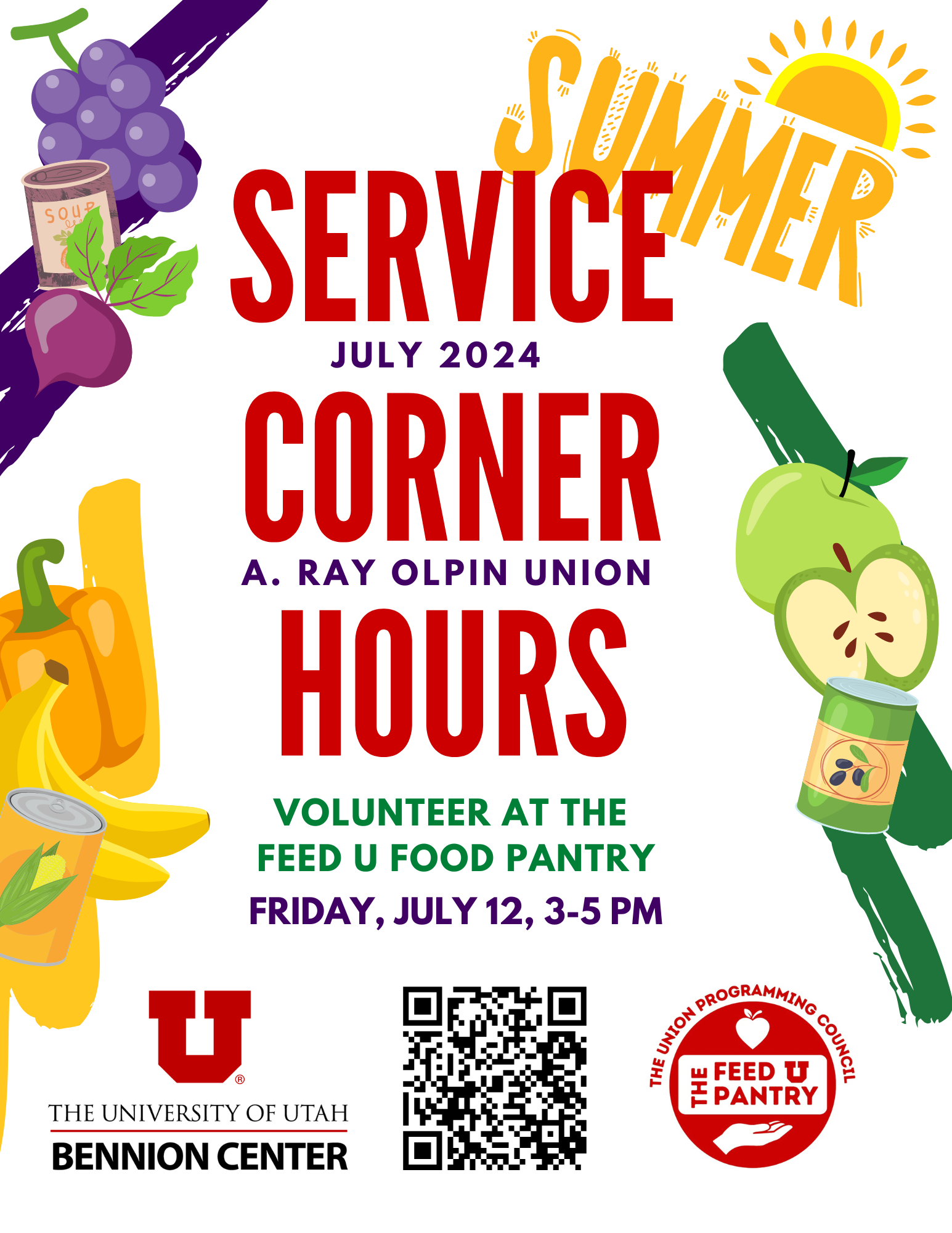 July Service Corner Hours 