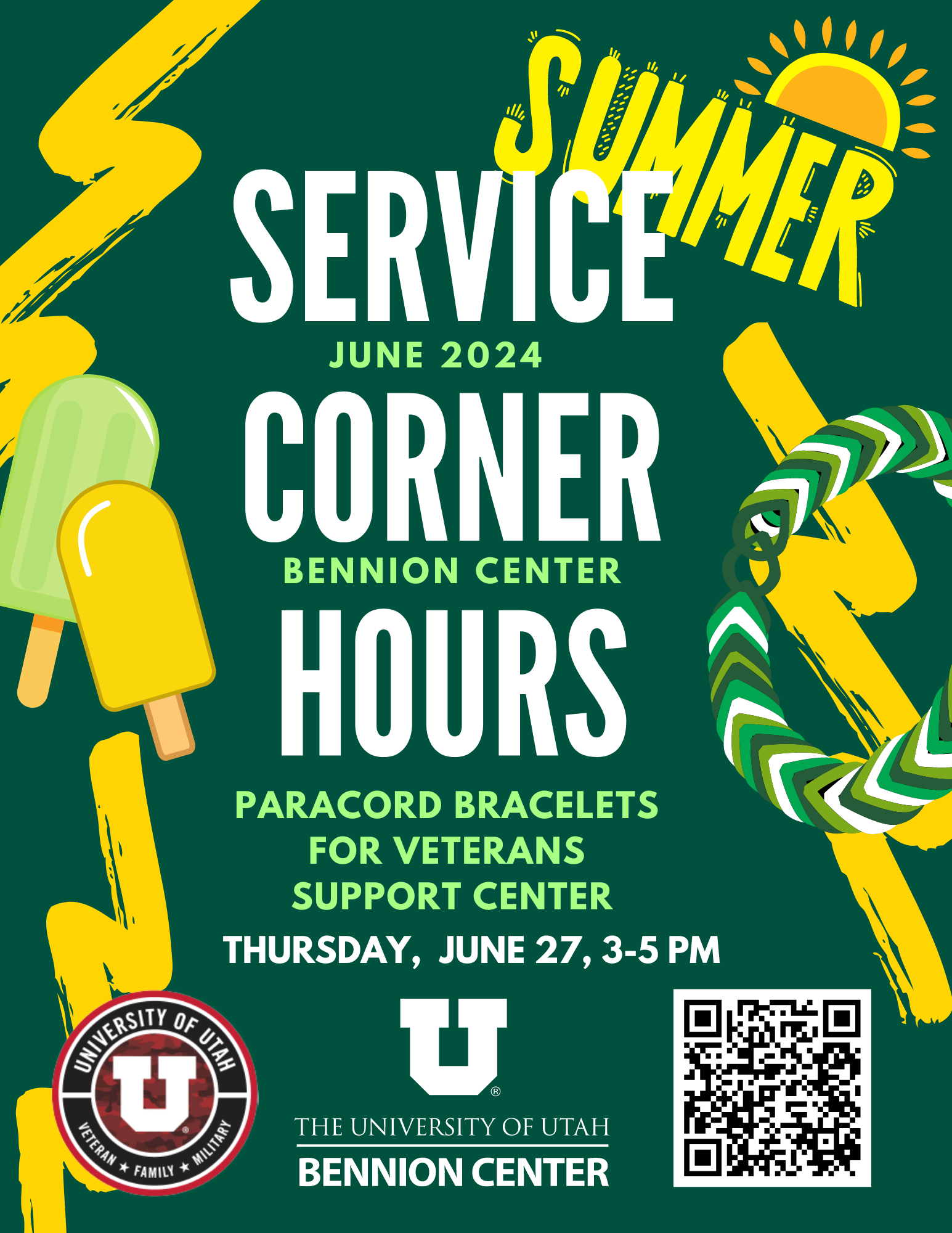 June Service Corner Hours